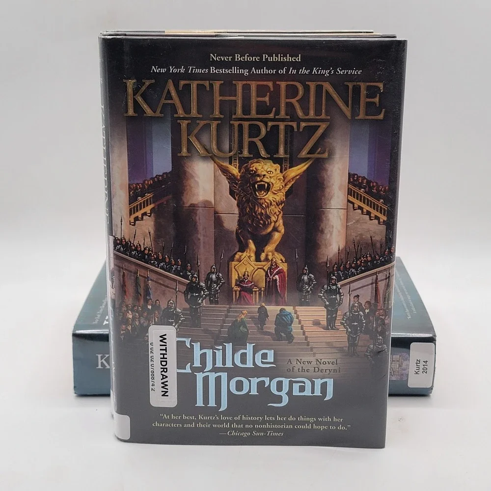 Katherine‎ Kurtz Childe Morgan Trilogy Hardcover Ex-Library Deryni Series Good